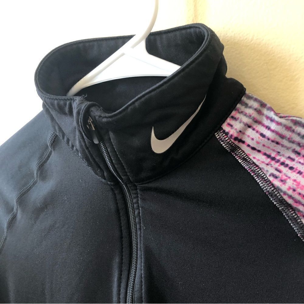 Nike Pro Compression 3/4 Zip Top - Picture 3 of 5